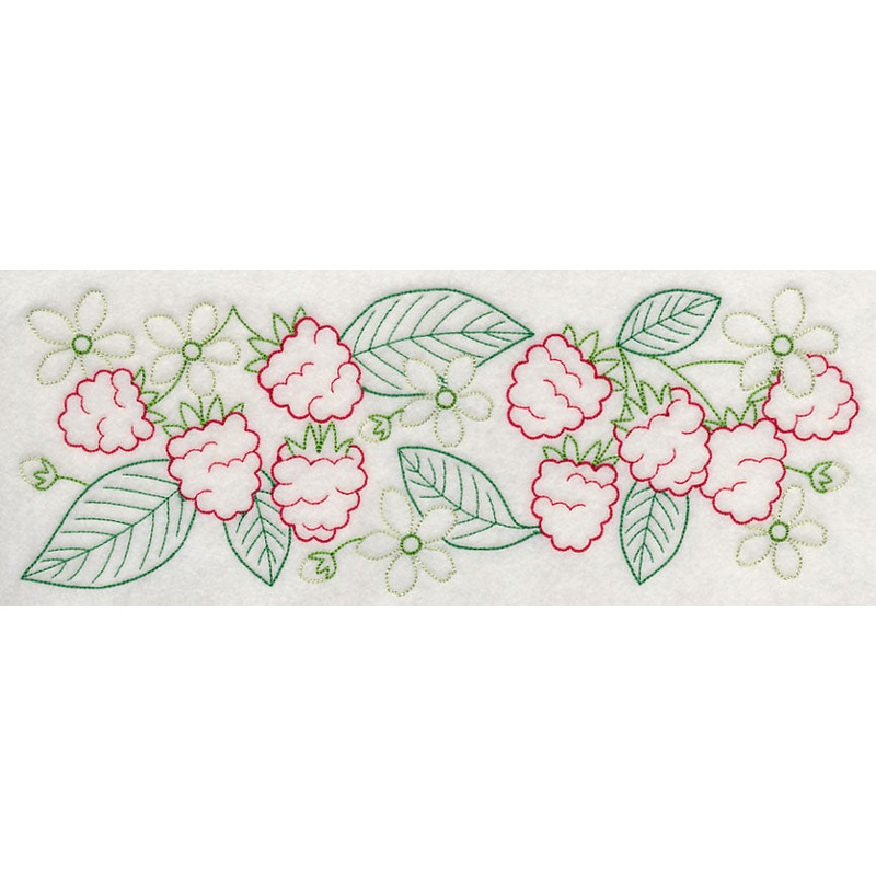 Tasty Raspberry Border (Vintage)