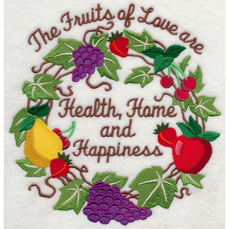 The Fruits of Love|7.8″ x 7.55″ / 198.02mm x 191.82mm|6.9″ x 6.68″ / 175.26mm x 169.79mm|6.04″ x 5.85″ / 153.51mm x 148.58mm|5.01″ x 4.85″ / 127.3mm x 123.19mm|3.85″ x 3.71″ / 97.67mm x 94.3mm|All Sizes