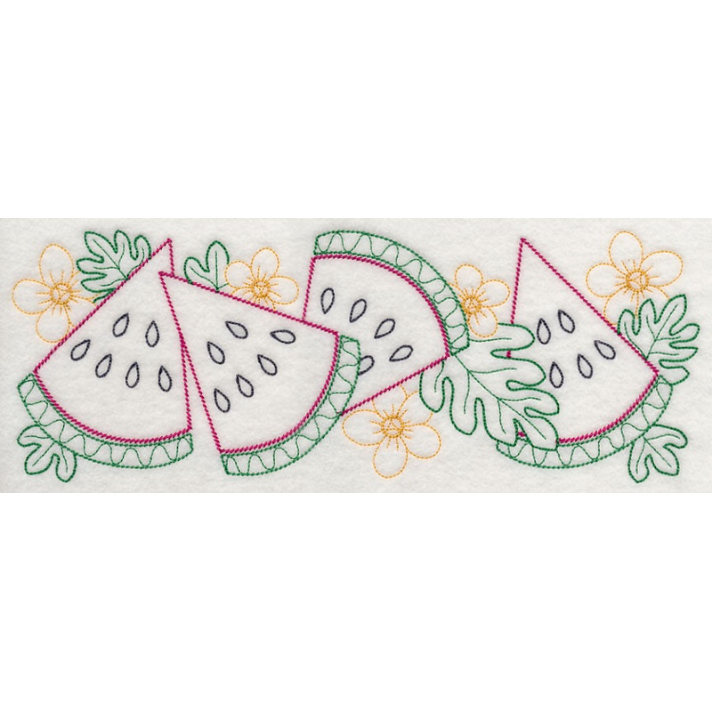 Watermelon Wedge Border (Vintage)