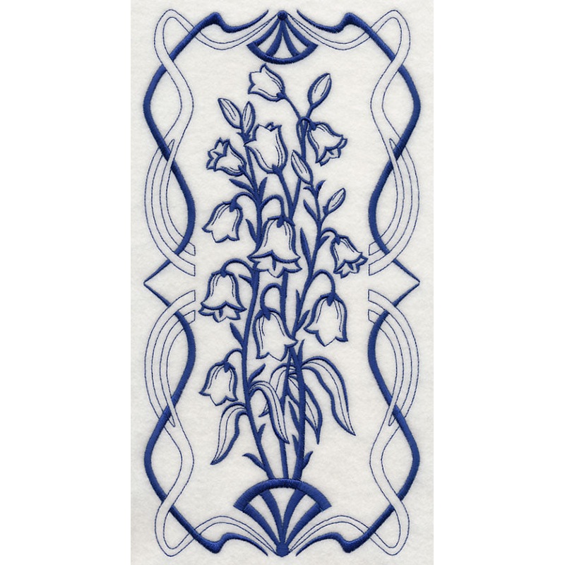 Art Nouveau Bellflower (Bluework)