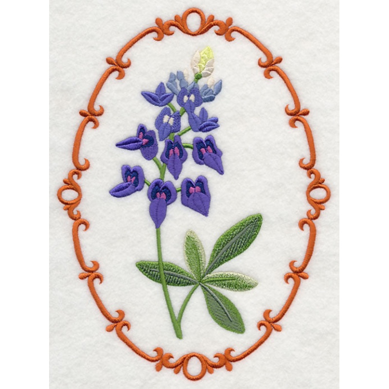 Bluebonnet Cameo|9.33″ x 6.91″ / 236.98mm x 175.51mm|7.8″ x 5.78″ / 198.12mm x 146.81mm|6.56″ x 4.86″ / 166.62mm x 123.44mm|3.88″ x 2.88″ / 98.55mm x 73.15mm|All Sizes