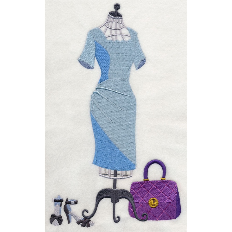 Couture Dress Form – Scalloped Neck Dress