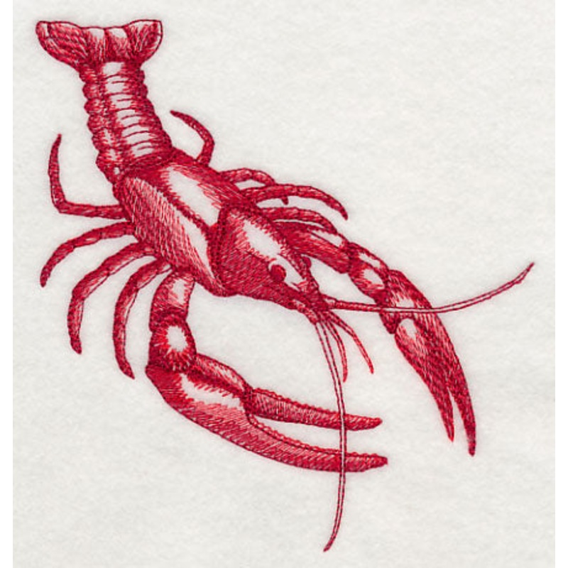 Crawfish Sketch|5.85″ x 5.85″ / 148.69mm x 148.47mm|4.83″ x 4.83″ / 122.81mm x 122.62mm|3.85″ x 3.85″ / 97.86mm x 97.71mm|All Sizes