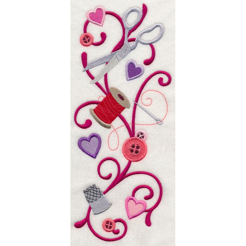 Love of Sewing|11.7″ x 4.83″ / 297.18mm x 122.68mm|9.41″ x 3.88″ / 239.01mm x 98.55mm|7.81″ x 3.23″ / 198.37mm x 82.04mm|6.87″ x 2.84″ / 174.5mm x 72.14mm|All Sizes
