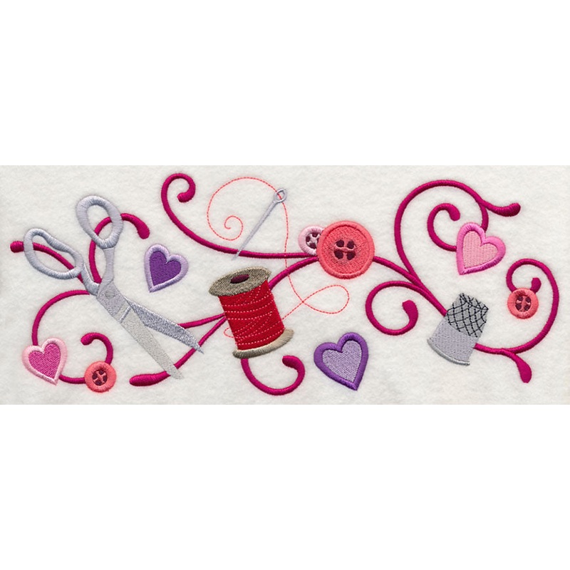 Love of Sewing Border|4.88″ x 11.75″ / 123.89mm x 298.38mm|3.9″ x 9.4″ / 99.16mm x 238.69mm|3.24″ x 7.8″ / 82.32mm x 198.05mm|2.86″ x 6.87″ / 72.54mm x 174.47mm|All Sizes
