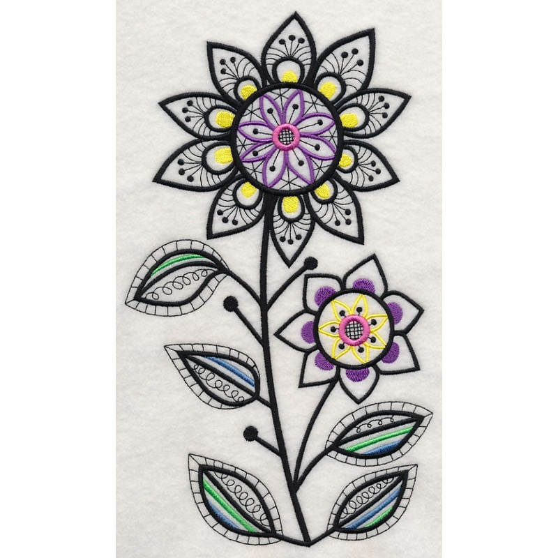 Blossom Dance (Blackwork)|11.74″ x 6.77″ / 298.26mm x 171.91mm|9.4″ x 5.42″ / 238.87mm x 137.65mm|7.79″ x 4.49″ / 197.95mm x 114.13mm|6.88″ x 3.96″ / 174.63mm x 100.58mm|All Sizes