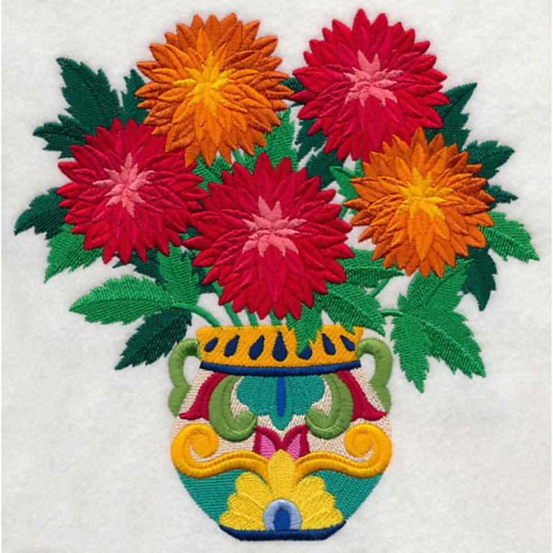 Brilliant Talavera Bouquet|7.82″ x 7.8″ / 198.6mm x 198.23mm|6.92″ x 6.91″ / 175.73mm x 175.4mm|5.88″ x 5.87″ / 149.34mm x 148.99mm|4.87″ x 4.85″ / 123.63mm x 123.23mm|3.87″ x 3.85″ / 98.22mm x 97.73mm|All Sizes