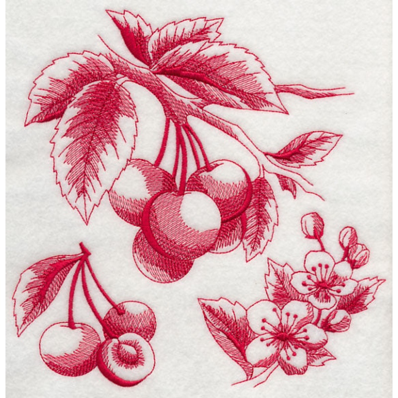 Cherry Botanical (Toile)|7.73″ x 7.78″ / 196.42mm x 197.61mm|6.89″ x 6.93″ / 174.95mm x 175.98mm|5.89″ x 5.92″ / 149.54mm x 150.4mm|4.86″ x 4.88″ / 123.39mm x 124.06mm|3.83″ x 3.85″ / 97.3mm x 97.79mm|All Sizes