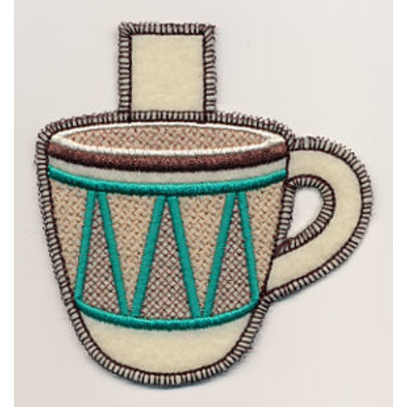Coffee Cup Clothespin Cozy 1 (In-the-Hoop)