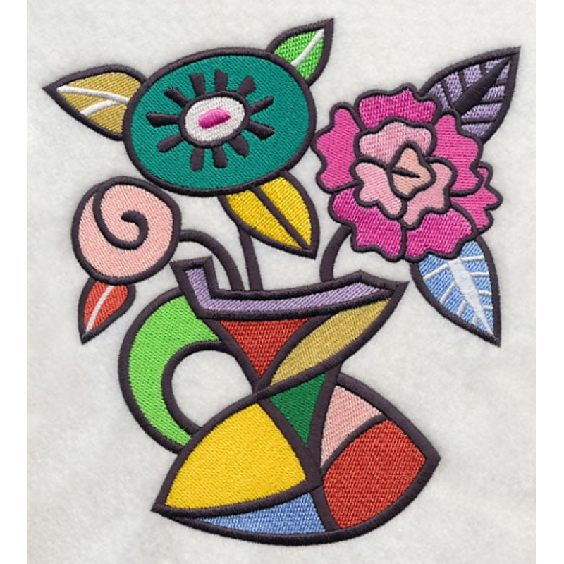 Colorful Cubist Bouquet|7.6″ x 6.91″ / 192.97mm x 175.57mm|6.46″ x 5.88″ / 164.03mm x 149.24mm|5.34″ x 4.86″ / 135.72mm x 123.49mm|3.86″ x 3.51″ / 98.07mm x 89.25mm|All Sizes