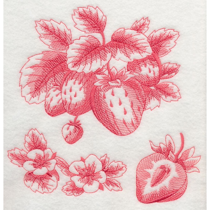 Strawberry Botanical (Toile)|7.85″ x 7.8″ / 199.41mm x 198.12mm|6.95″ x 6.9″ / 176.42mm x 175.26mm|5.89″ x 5.85″ / 149.67mm x 148.65mm|4.88″ x 4.85″ / 124.07mm x 123.19mm|3.88″ x 3.85″ / 98.53mm x 97.79mm|All Sizes