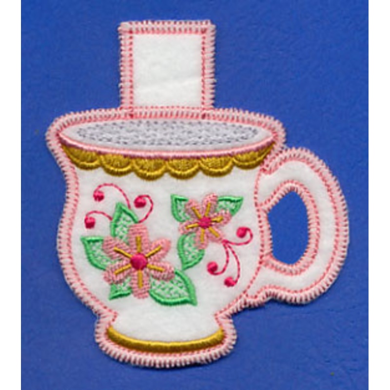 Teacup Clothespin Cozy 1 (In-the-Hoop)