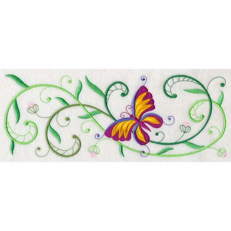 Butterfly Spring Border|4.42″ x 11.75″ / 112.23mm x 298.34mm|3.54″ x 9.39″ / 89.81mm x 238.62mm|2.94″ x 7.82″ / 74.75mm x 198.56mm|2.5″ x 6″ / 63.4mm x 152.4mm|All Sizes