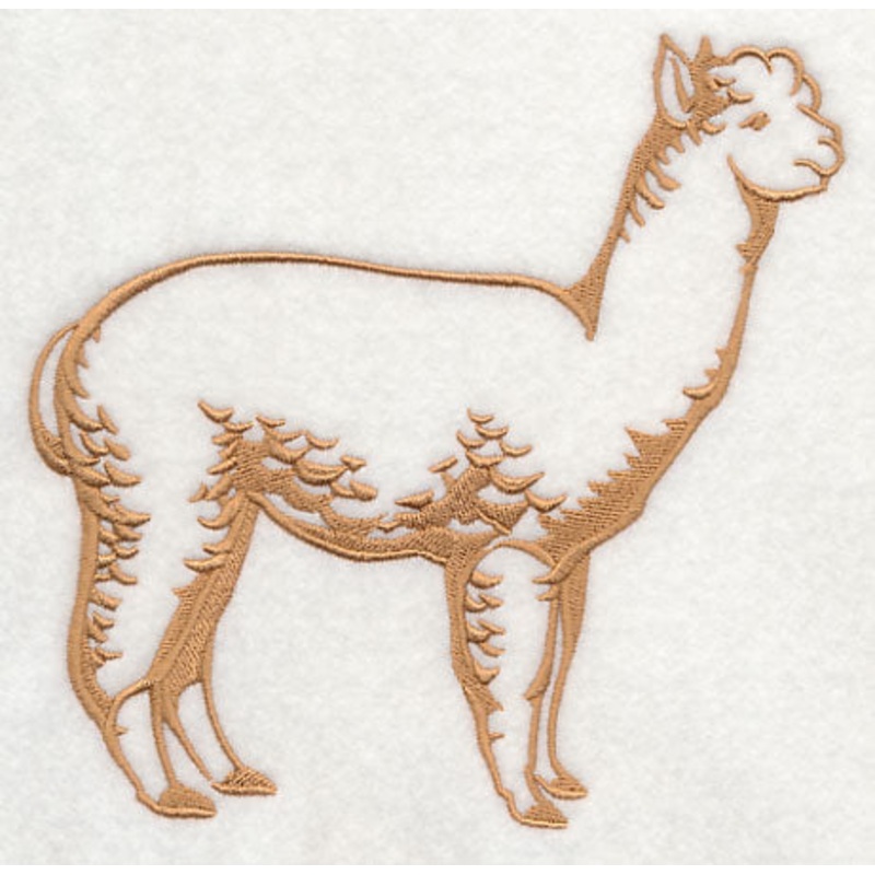 Farm Silhouette Alpaca|5.84″ x 6.07″ / 148.34mm x 154.18mm|4.83″ x 5.02″ / 122.68mm x 127.51mm|3.72″ x 3.87″ / 94.49mm x 98.3mm|All Sizes