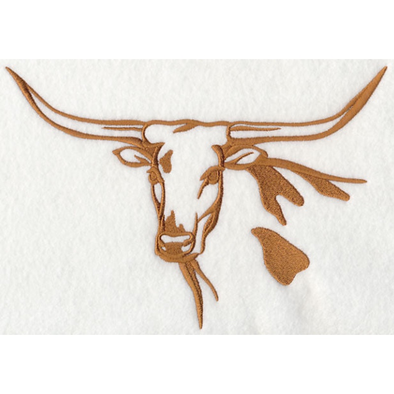 Farm Silhouette Texas Longhorn