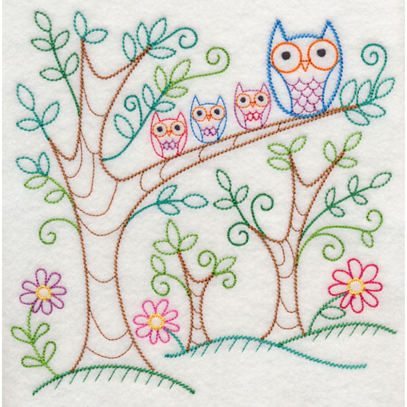 Spring Forest Owls (Vintage)|7.66″ x 7.8″ / 194.44mm x 198.07mm|6.9″ x 7.03″ / 175.23mm x 178.65mm|5.85″ x 5.97″ / 148.69mm x 151.71mm|4.85″ x 4.94″ / 123.18mm x 125.58mm|All Sizes