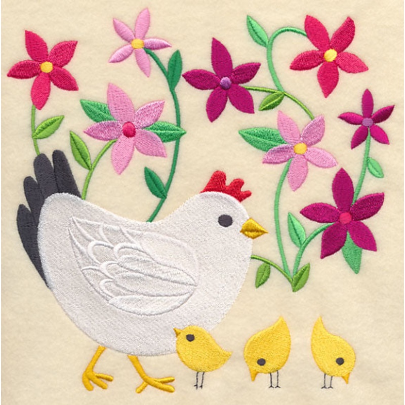 Springtime Hen and Chicks|7.71″ x 7.8″ / 195.87mm x 198.16mm|6.9″ x 6.98″ / 175.14mm x 177.2mm|5.86″ x 5.92″ / 148.72mm x 150.45mm|4.84″ x 4.89″ / 122.9mm x 124.32mm|3.81″ x 3.85″ / 96.76mm x 97.82mm|All Sizes