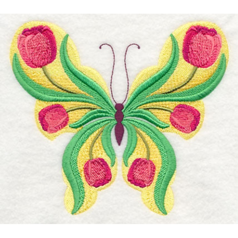 Tulip Butterfly|4.89″ x 5.59″ / 124.21mm x 141.99mm|3.37″ x 3.86″ / 85.6mm x 98.04mm|All Sizes