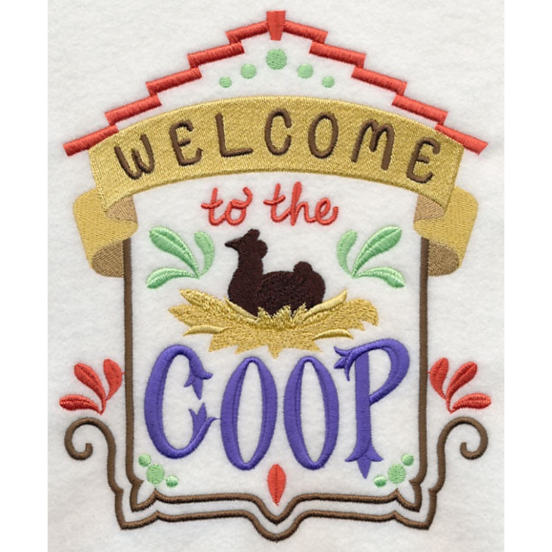 Welcome to the Coop|8.37″ x 6.89″ / 212.72mm x 174.98mm|7.8″ x 6.41″ / 198.07mm x 162.92mm|7.12″ x 5.85″ / 180.74mm x 148.66mm|5.93″ x 4.88″ / 150.61mm x 123.83mm|3.89″ x 3.2″ / 98.79mm x 81.25mm|All Sizes