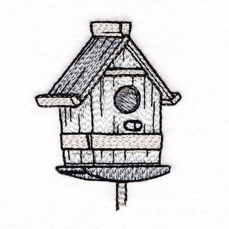 Birdhouse Block Party 1|2.58″ x 2″ / 65.54mm x 50.73mm