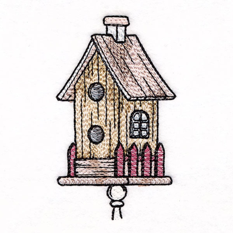 Birdhouse Block Party 2|3.52″ x 2.08″ / 89.4mm x 52.79mm