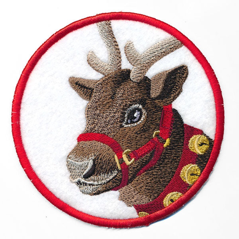Christmas Cheer Coasters – Reindeer (In-the-Hoop)