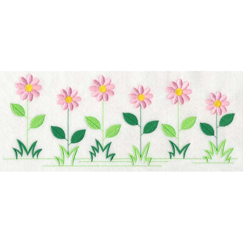 Country Charm Border – Daisy|4.64″ x 11.75″ / 117.83mm x 298.45mm|3.71″ x 9.4″ / 94.31mm x 238.76mm|3.08″ x 7.8″ / 78.33mm x 198.22mm|2.56″ x 6″ / 65.04mm x 152.4mm|1.53″ x 3.85″ / 38.84mm x 97.79mm|All Sizes