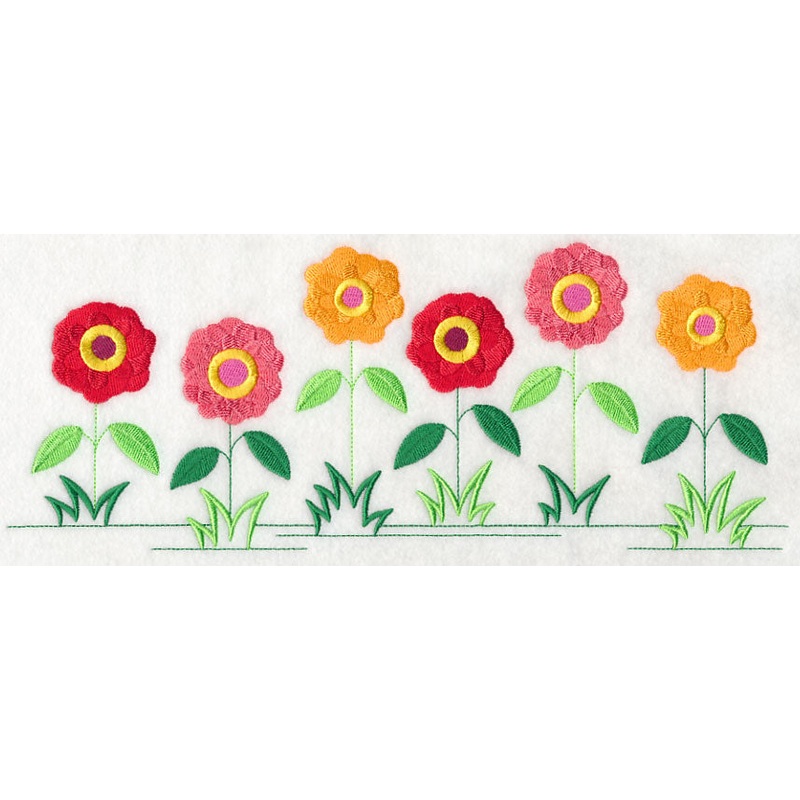 Country Charm Border – Zinnia|4.67″ x 11.75″ / 118.71mm x 298.45mm|3.74″ x 9.4″ / 95.01mm x 238.76mm|3.11″ x 7.8″ / 78.93mm x 198.12mm|2.57″ x 5.99″ / 65.2mm x 152.14mm|1.54″ x 3.85″ / 39.16mm x 97.79mm|All Sizes