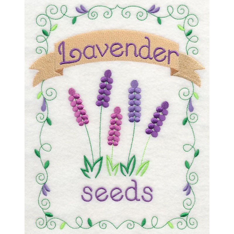 Country Charm Seed Packet – Lavender