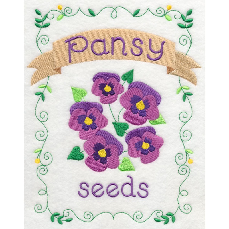 Country Charm Seed Packet – Pansy