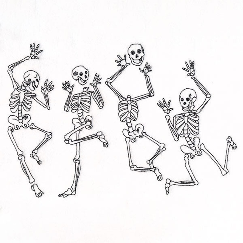 Dancing Skeletons Border|6.85″ x 10.09″ / 173.98mm x 256.24mm|5.85″ x 8.61″ / 148.58mm x 218.81mm|5.29″ x 7.79″ / 134.48mm x 197.95mm|4.65″ x 6.85″ / 118.09mm x 173.87mm|All Sizes