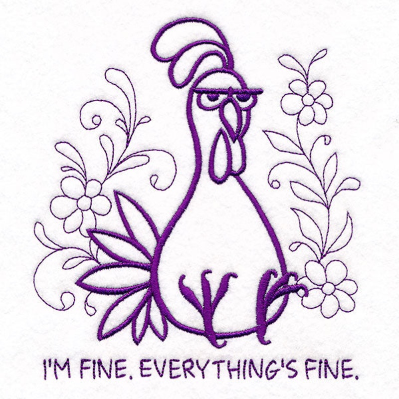 Everything’s Fine Doodle Chicken