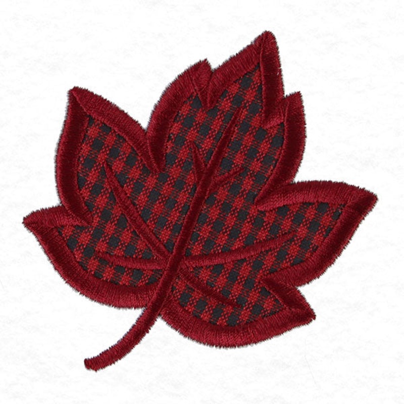 Fall Maple Leaf (Applique)|3.05″ x 3.25″ / 77.38mm x 82.6mm|2.24″ x 2.39″ / 56.87mm x 60.62mm|All Sizes