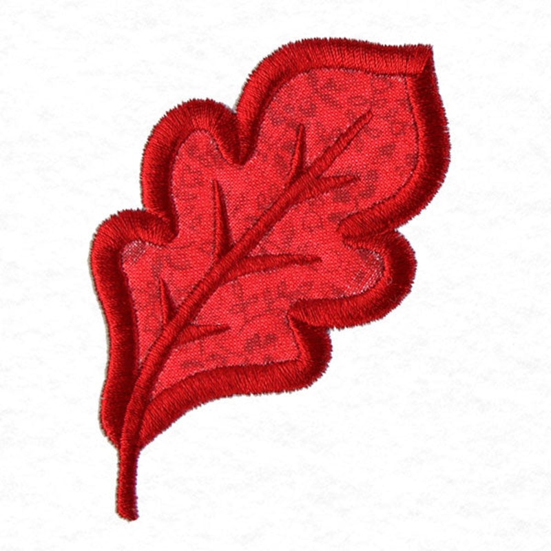 Fall Oak Leaf (Applique)|3.14″ x 2.47″ / 79.87mm x 62.83mm|2.31″ x 1.82″ / 58.6mm x 46.12mm|All Sizes