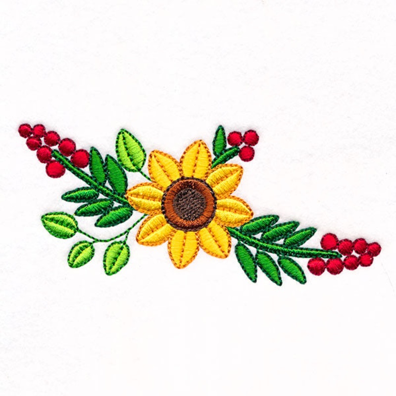 Fall Sunflowers Spray|2.11″ x 4.86″ / 53.57mm x 123.42mm|1.67″ x 3.85″ / 42.48mm x 97.86mm|All Sizes