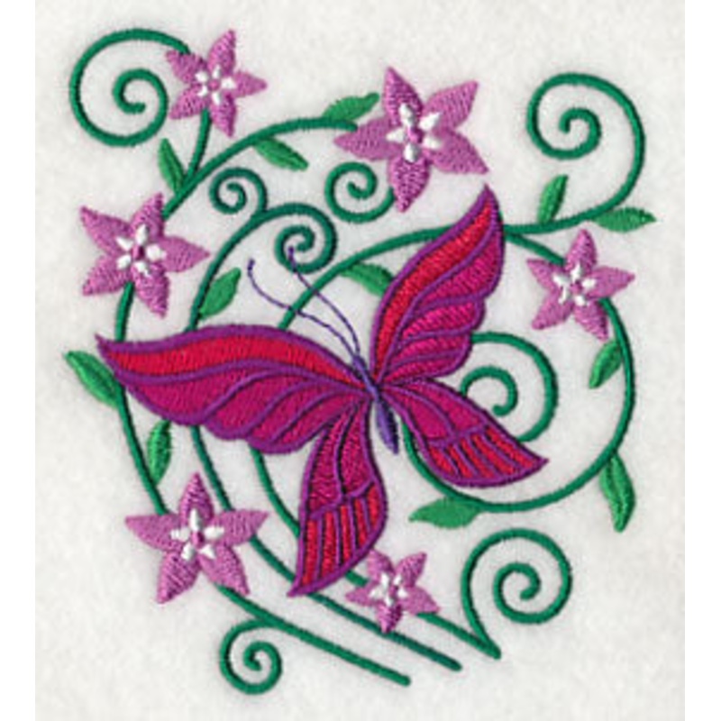 Burst of Spring Butterfly 1|3.9″ x 3.45″ / 99.06mm x 87.63mm
