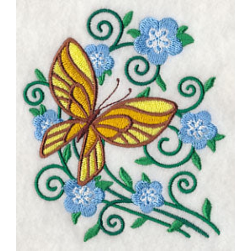Burst of Spring Butterfly 2|3.9″ x 3.37″ / 99.06mm x 85.6mm