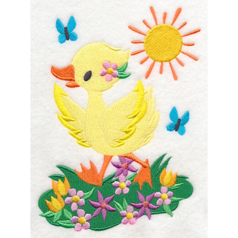 Sunny Day Duck|6.81″ x 4.71″ / 172.97mm x 119.63mm|3.86″ x 2.67″ / 98.04mm x 67.82mm|All Sizes