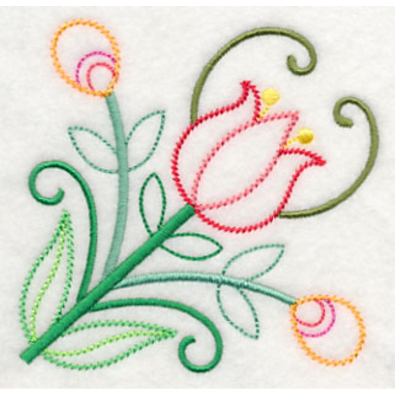 Ballet of Blooms Corner (Vintage)