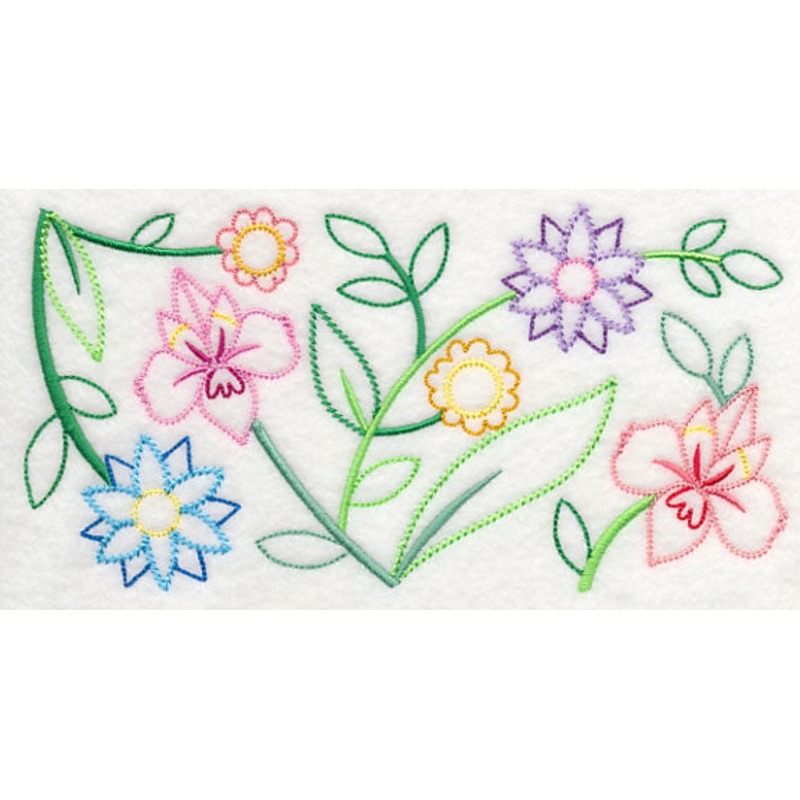 Beautiful Blossom Bunch Border (Vintage)