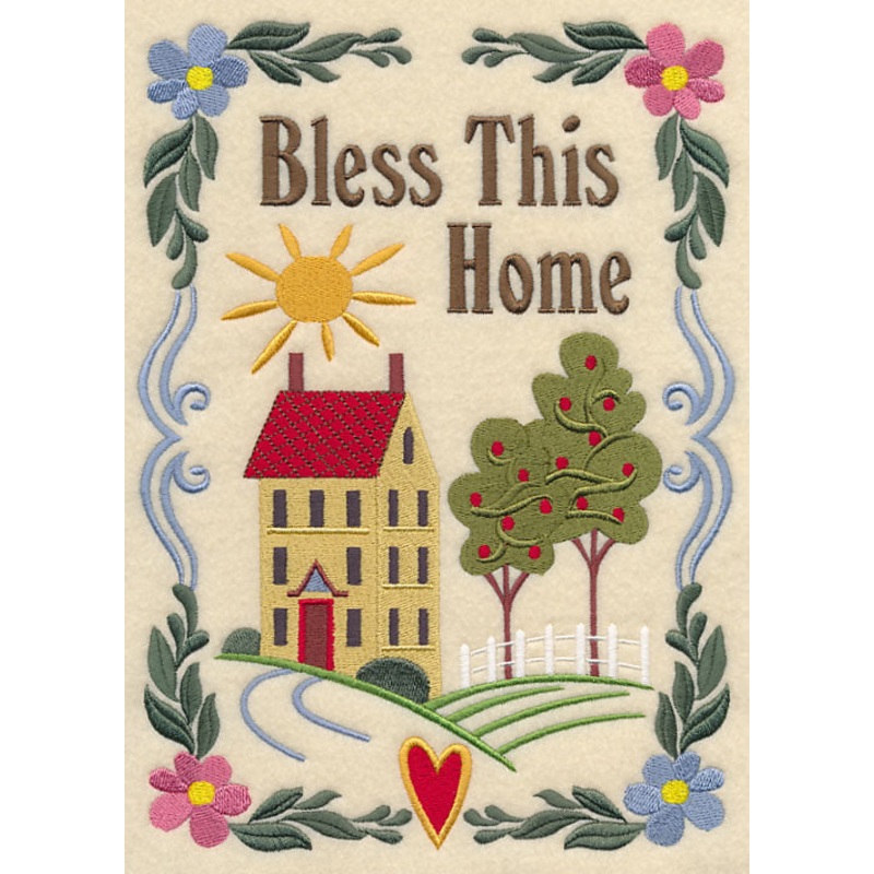 Bless This Home|9.46″ x 6.9″ / 240.38mm x 175.32mm|7.8″ x 5.69″ / 198.18mm x 144.56mm|6.67″ x 4.86″ / 169.29mm x 123.49mm|All Sizes