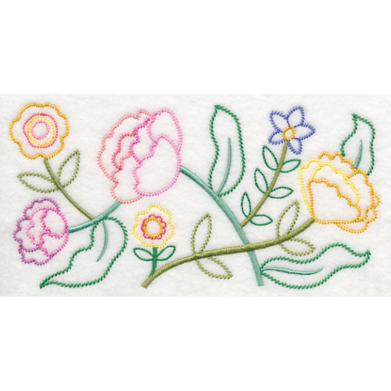 Blooming into Spring Border (Vintage)
