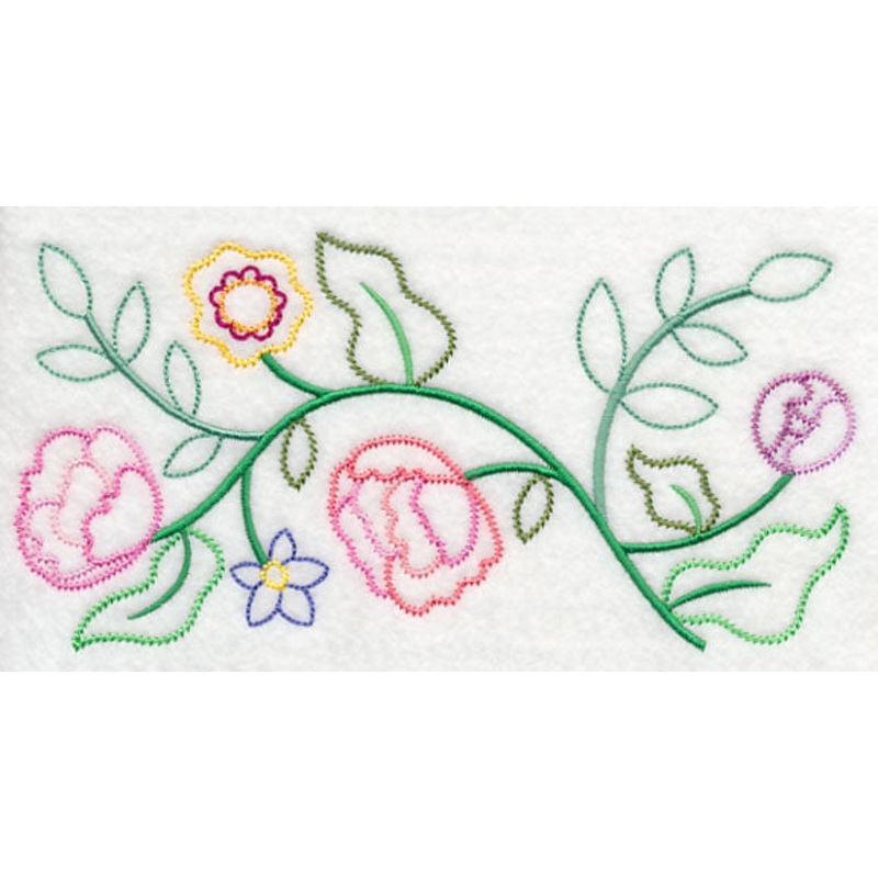 Bountiful Blooms Border (Vintage)