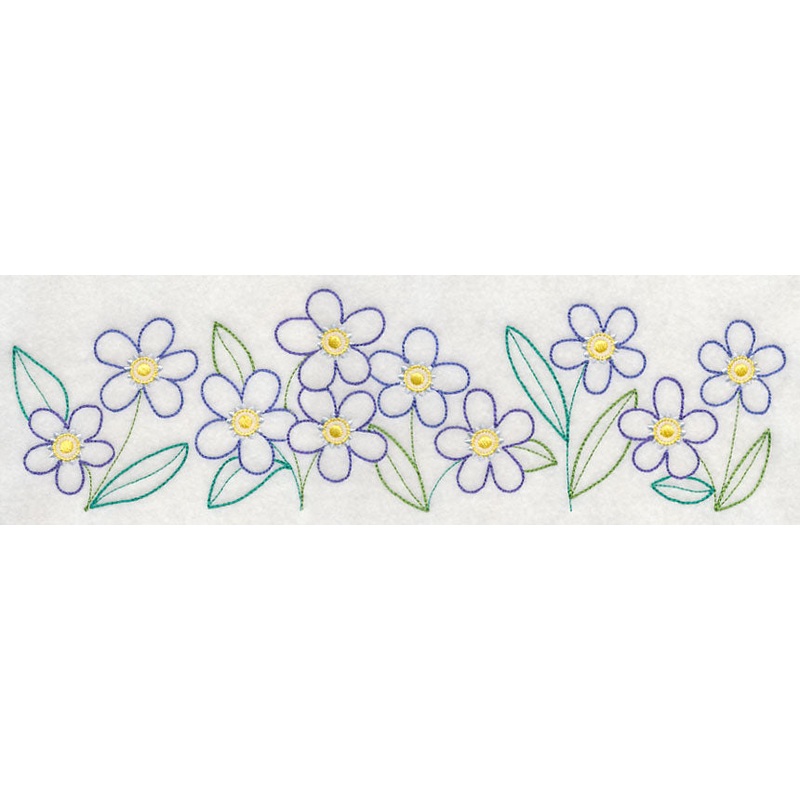Charming Forget-Me-Not Border (Vintage)