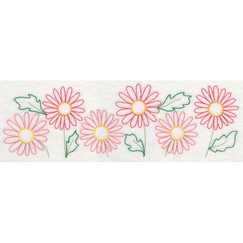 Cheerful Daisy Border (Vintage)
