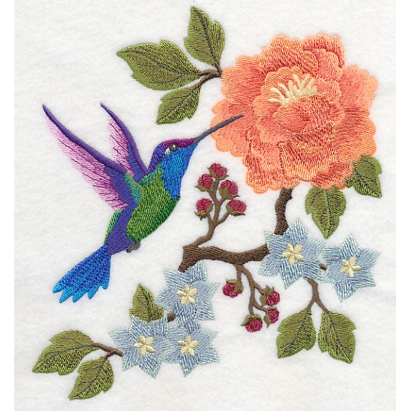 Chinoiserie Magnificent Hummingbird