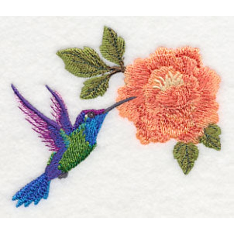 Chinoiserie Magnificent Hummingbird – Bird & Flowers