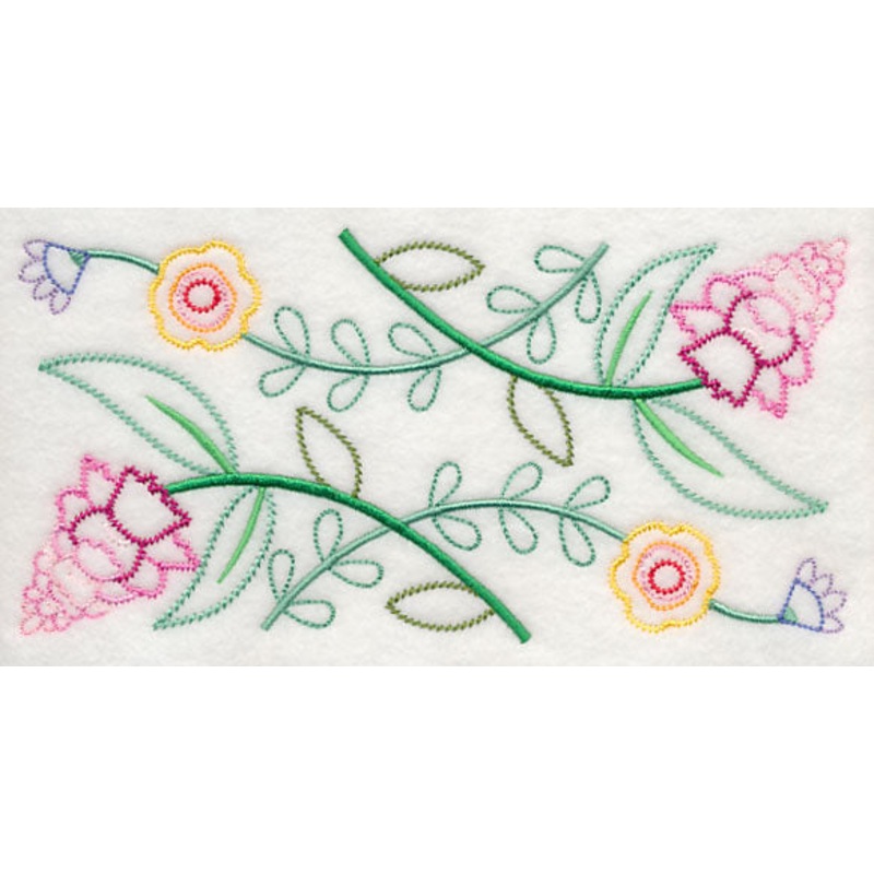 Floral Fantasy Border (Vintage)