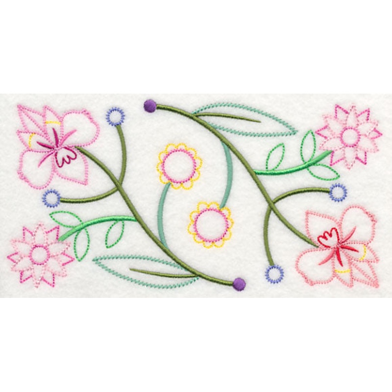 Floral Symphony Border (Vintage)