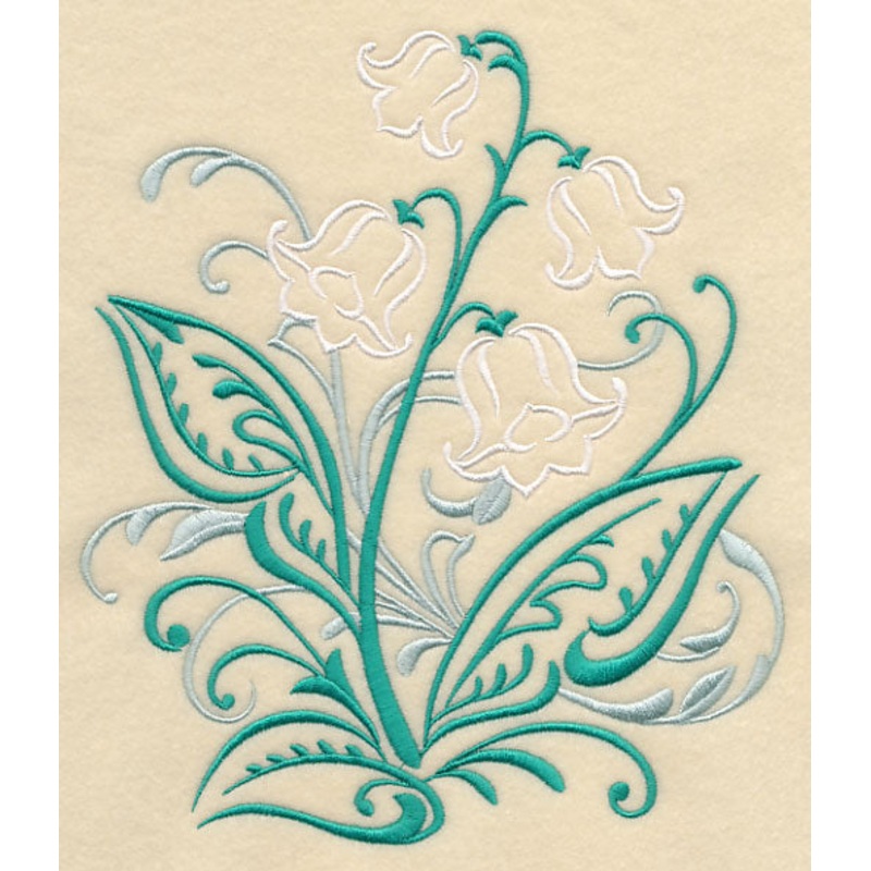 Lily of the Valley Filigree|7.81″ x 6.87″ / 198.36mm x 174.4mm|7.51″ x 6.61″ / 190.83mm x 167.78mm|6.67″ x 5.87″ / 169.46mm x 149mm|5.53″ x 4.87″ / 140.55mm x 123.59mm|3.89″ x 3.42″ / 98.78mm x 86.87mm|All Sizes
